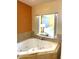 Bathroom with corner jacuzzi tub and separate shower at 12521 Floridays Resort Dr # 302F, Orlando, FL 32821