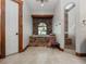 Relaxing bathroom with stone bathtub and walk-in shower at 13857 Marine Dr, Orlando, FL 32832