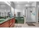 Bathroom with a walk-in shower and a soaking tub at 2570 Amaya Ter, Lake Mary, FL 32746