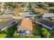 Aerial view of house and neighborhood at 2570 Amaya Ter, Lake Mary, FL 32746