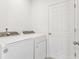 Convenient laundry room with washer and dryer hookups at 5953 Catamaran Ave, Haines City, FL 33844
