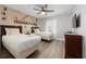 Bedroom with twin beds and Minion-themed wall mural at 4803 Brier Rose Ln, Kissimmee, FL 34746