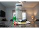 Kitchen counter with paper towels and cleaning supplies at 4803 Brier Rose Ln, Kissimmee, FL 34746