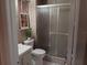 Bathroom with shower/tub combo and tiled walls at 2860 N Powers Dr # 14, Orlando, FL 32818