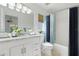 Bathroom with a marble countertop and bathtub at 16837 Arrowhead Blvd, Winter Garden, FL 34787