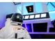 Astronaut themed bedroom with a view of a lunar eclipse at 7487 Gathering Dr, Reunion, FL 34747
