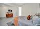 Spacious bedroom with a plush bed and stylish decor at 9217 Hidden Bay Ln, Orlando, FL 32819