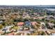 Aerial view showcasing a house's location in a residential neighborhood at 9217 Hidden Bay Ln, Orlando, FL 32819