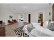 Bright bedroom with a king-size bed and access to the patio at 9217 Hidden Bay Ln, Orlando, FL 32819