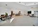 Modern kitchen with an island, stainless steel appliances, and open layout at 9217 Hidden Bay Ln, Orlando, FL 32819