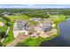Aerial view of luxury homes and community amenities at 4024 Grande Brick Loop # 9, Orlando, FL 32837