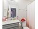 Simple bathroom with vanity, toilet, and shower at 6030 Arbor Watch Loop, Orlando, FL 32829
