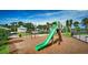 Community playground with slide and play equipment at 9149 Outlook Rock Trl, Windermere, FL 34786