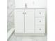 White bathroom vanity with marble countertop and brushed nickel hardware at 635 Maitland Ave, Altamonte Springs, FL 32701