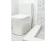 Modern bathroom with white toilet and marble shower at 635 Maitland Ave, Altamonte Springs, FL 32701
