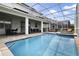 Relaxing pool and spa with covered patio at 8911 Stinger Dr, Champions Gate, FL 33896