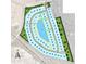 Community site plan showcasing home lots and a pond at 1400 Arklow Cir, Ormond Beach, FL 32174