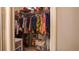 Walk-in closet with ample hanging space at 1080 Condor Dr, Haines City, FL 33844