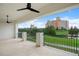 Covered balcony with golf course and resort views at 4162 Grande Brick Loop # 27, Orlando, FL 32837