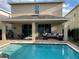 Relaxing pool and patio area, perfect for entertaining at 7405 Marker Ave, Kissimmee, FL 34747