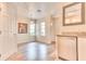 Open kitchen with stainless steel appliances and granite countertops at 28 Golf Villa Dr, Port Orange, FL 32128