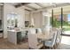 Modern kitchen with island, marble countertops, and breakfast bar at 4174 Grande Brick Loop # 25, Orlando, FL 32837
