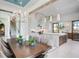 Modern kitchen with marble island, stainless steel appliances and breakfast bar at 4007 Grande Brick Loop # 13, Orlando, FL 32837