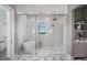 Luxurious bathroom featuring a soaking tub and a large walk-in shower at 4139 Grande Brick Loop # 15, Orlando, FL 32837