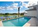 Relaxing pool area with golf course views at 4139 Grande Brick Loop # 15, Orlando, FL 32837