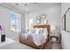 Serene bedroom featuring a cozy bed and a large window at 4139 Grande Brick Loop # 15, Orlando, FL 32837