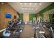 Fitness center with modern equipment and wood decor at 3062 Rockefeller Way, Kissimmee, FL 34747