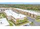 Aerial view of the townhome community, showcasing its size and location at 3062 Rockefeller Way, Kissimmee, FL 34747
