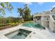 Luxury pool and spa with spacious patio and stunning home views at 5507 Worsham Court, Windermere, FL 34786