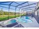 Enjoy this beautiful screened pool and spa at 6115 High Seas Dr, Orlando, FL 32821