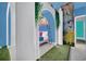 A themed bedroom with a bunk bed and mural at 6115 High Seas Dr, Orlando, FL 32821