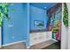 ' room with a tv and princess-themed mural at 6115 High Seas Dr, Orlando, FL 32821