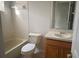 Clean bathroom with tub, toilet, and vanity at 2887 Sweetspire Cir, Kissimmee, FL 34746