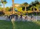 Bike-sharing station with multiple bikes available for rent at 3054 Pirate Way, Kissimmee, FL 34747
