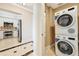 Convenient in-unit laundry with stackable washer and dryer at 7593 Gathering Dr # 505, Reunion, FL 34747