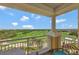 Balcony boasting serene golf course views at 7593 Gathering Dr # 505, Reunion, FL 34747