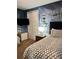 Bedroom with Star Wars mural and two twin beds at 370 Lasso Dr, Kissimmee, FL 34747