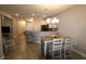 Open concept kitchen with island and breakfast bar at 1165 Trappers Trail Loop, Davenport, FL 33896