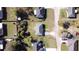 Aerial view showing house and surrounding area at 825 Charles Ave, Orange City, FL 32763