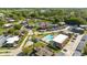 Aerial view showing property near community pool at 2920 Pecan Ave, Leesburg, FL 34748