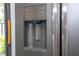Stainless steel refrigerator with water and ice dispenser at 2920 Pecan Ave, Leesburg, FL 34748