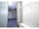 Spacious walk-in closet with built-in shelving and mirrored doors at 2920 Pecan Ave, Leesburg, FL 34748