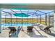 Relaxing pool and spa area with covered patio at 4289 Lana Ave, Davenport, FL 33897