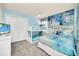 Charming bedroom with Frozen theme and bunk beds at 4289 Lana Ave, Davenport, FL 33897