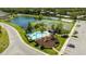 Aerial view of community amenities including pool, tennis, basketball courts at 2208 San Vittorino Cir # 101, Kissimmee, FL 34741