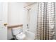 Clean bathroom with shower/tub combo and striped shower curtain at 2208 San Vittorino Cir # 101, Kissimmee, FL 34741
